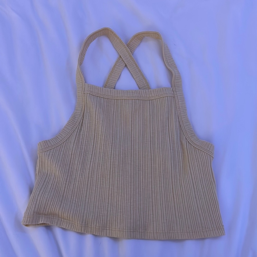 American Eagle Cropped Tank Top, Size S